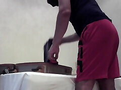 MILF Tied, Blindfolded, Gagged, Fucked and Facialized