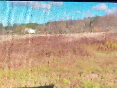 pissing pussy in cold weather outside