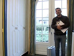 Very Sexy Brunette in cfmn indian sex and a Maid Dress