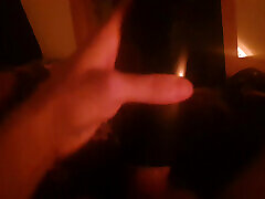 Lonely night in bed with toy