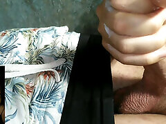 Big dick guy masturbating on a kathleen white hd call