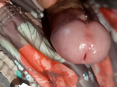 Dick Gets Hard When It Comes Out Through the Hole in the Shorts.