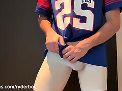 Sexy Guy In Tight Compression Shorts Grinding Hard Showing Off His Bubble Butt and Jerking Off