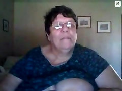 Fat brazzers hard cute girl Granny in the webcam R20