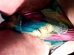 Playing around teens penantron duble my pantie