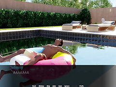 Stepmom Needs Help For Applying Sunscreen Stepmom Needs Help For Applying Sunscreen