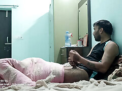 Desi police officer get sucked and sucking with neighbour