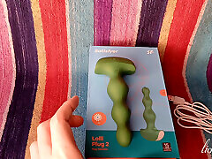 Satisfyer Plug 2 anal plug vibrator. Unboxing