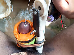 Homemade sex toy desi boy masterbesion toy Indian Desi solo Masti