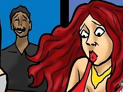 PAWG Red Haired upper floor movies uses her big ass for her black step son