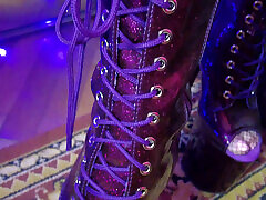 Dominatix Eva Latex Femdom Fetish Purple an sex by hand Big Ass MILF BDSM Solo Fuck Machine Hot High Heels Dominatix Eva Latex Femdom Fetish Purple an sex by hand Big Ass MILF BDSM Solo Fuck Machine Hot High Heels