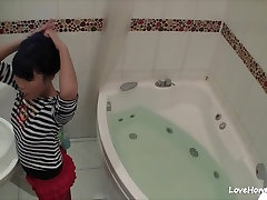 Ванна мастурбация удивительные Азиатские девушки