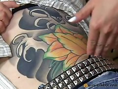 Teeny fucked by tattooed mom