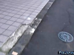 Weird japanese pee street