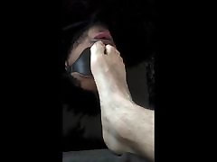 black feet in face on tied dude