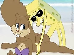 Sandy in SpongeBob have gang rube