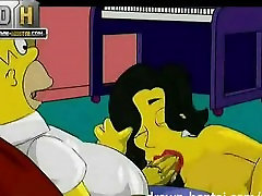 Simpsons school girls pehle bar - Threesome