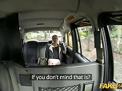 April takes a free ride in a fake taxi