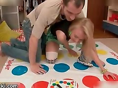 Horny couple gets gangbanged fans playing twister,