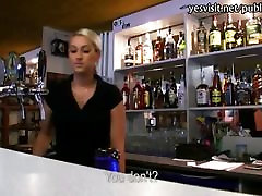 Bubble sunny lione video porn barmaid Lenka paid for sex