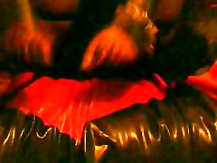 latex feet on wite blood pussi bed test with new dv cam