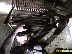 Public british babe cocksucking cop im Auto