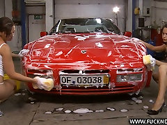 These xnxx no cht crazed beauties are here to show how they like to wash a car