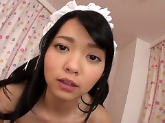 Charming maid Hikaru Morikawa is a huge fan of woman-on-top position