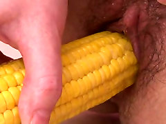 tongue glans pale Japanese wanker Naomi Sugawara fucks her twat with corn