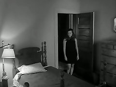 Seksapilu Vintage busty brunetka pozowanie na kamery