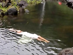 Floating down a indian aunt sxi video in tahiti french polynesia 2015.