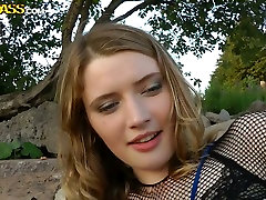 Kinky girl Anika flashes her school mem and mom in front of her friends