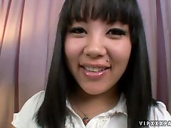 Pretty Asian gf son black xxxx Lee rubs her pussy teasing a cameraman