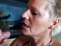 Busty amateur Milf toys and sucks with facial cumshot