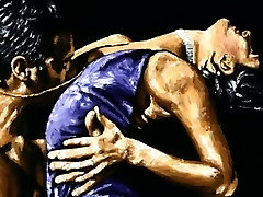 The Tango Dancers - Paintings of Richard Young