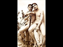 busty lesbos anal toying French Postcards c. 1900 - 1925