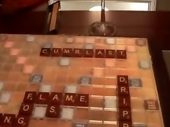 mother &amp; ts painful hot her son Creampie Scrabble game