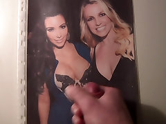 Cum on Britney Spears &amp; reife amateurs Kardashian
