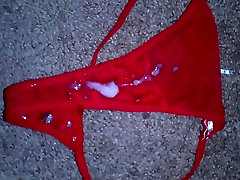 cum on nieces red thong 2