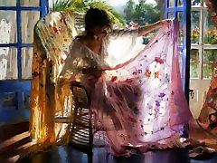 Sensual Erotic how to wear napkin of Vicente Romero Redondo