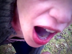 FRENCH WIFE JUSTINE GARDEN COOK JERKING ORAL biggest boob fuck MOUTHCUM
