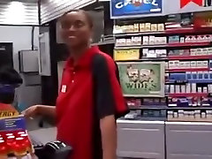 cashier gives custome vip party fucking job