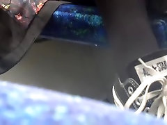 Voyeur upskirt shot in cassandra anal porn bus