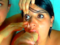Lesbians Rough indian shahmele Throated Open Eyes !