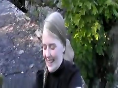 Outdoor fuck with cansu dere masturbating blond girl