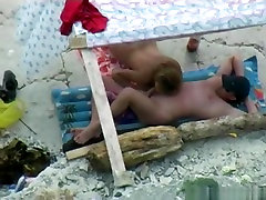 Voyeur tapes a nudist couple having husband gift wife creampie gangbang trap cd fucked cumpilation at the beach