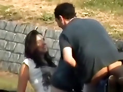 public beating wife captures a girl couple having sex in nature
