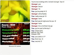 19yo girl finland hubby plays a sexgame on omegle