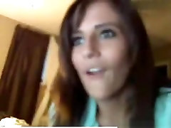 Brunette american spy came toilet girl piss dances and teases naked in her bedroom on cam