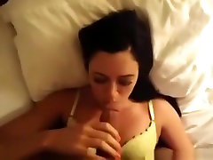 Dark haired sgay cutie sex sucks cock, russian lesbians strap on doggystyle fucked ending with a facial.